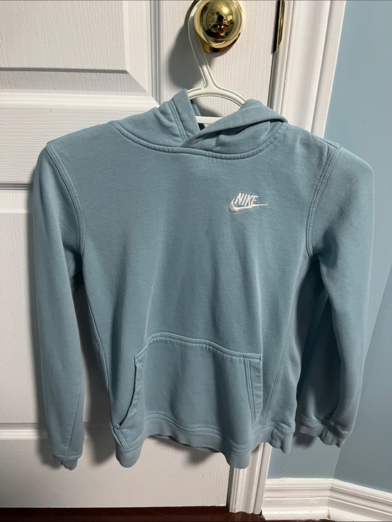 Nike Other - Nike Kid’s Crewneck Hoodie in Light Blue with White Logo